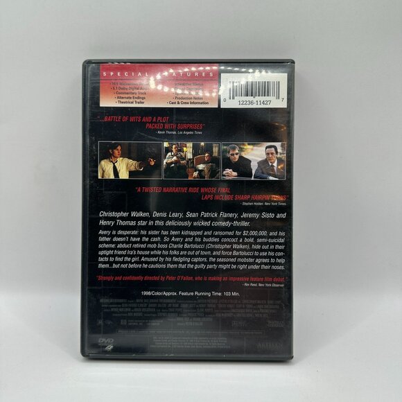 Suicide Kings 1998 Special Ed DVD Christopher Walken Comedy Thriller Artisan - Picture 2 of 3